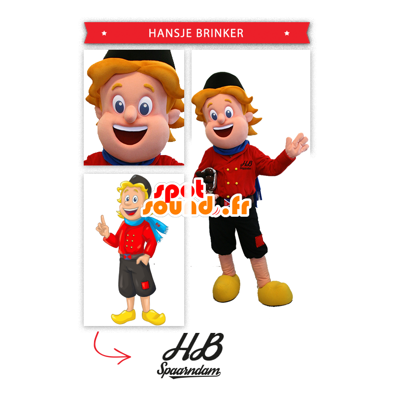 Nederlandsk maskot, kledd i tradisjonelle kjole - MASFR20301 - menneskelige Maskoter Nederlandsk maskot, kledd i tradisjonelle kjole - MASFR20301 - menneskelige Maskoter