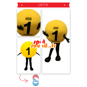 Palla Lotteria mascotte - MASFR20329 - Mascotte di oggetti