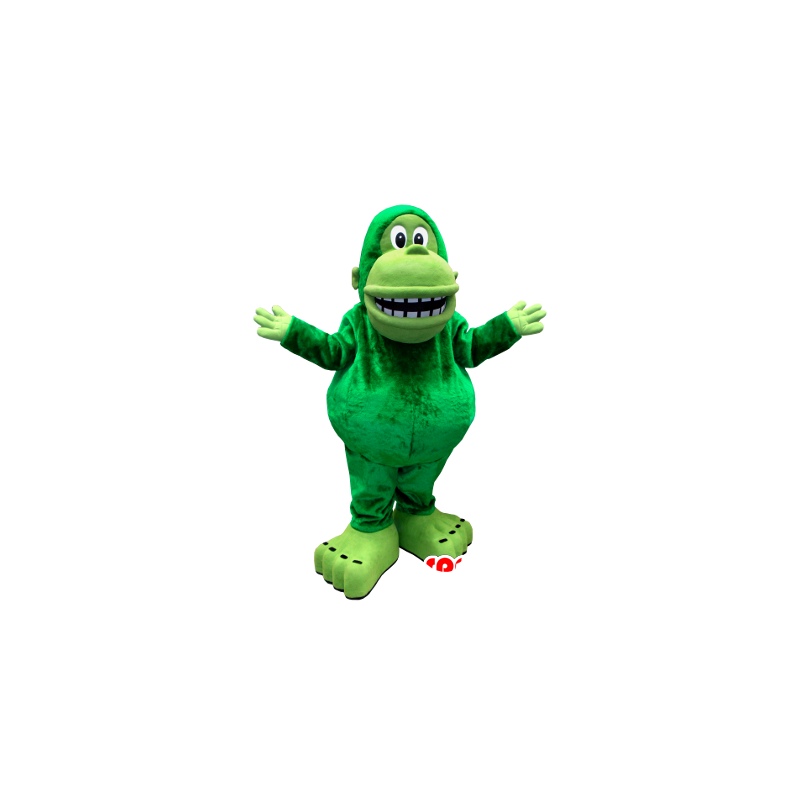 Green monkey mascot, giant - MASFR20352 - Mascots monkey