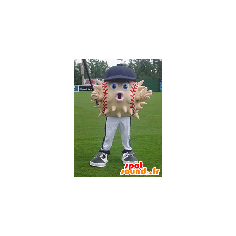 Diodon Mascotte di baseball con un tappo - MASFR20361 - Mascotte sport Diodon Mascotte di baseball con un tappo - MASFR20361 - Mascotte sport
