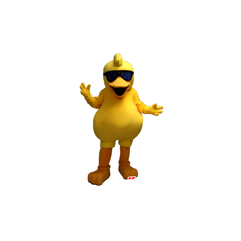 Ankka Mascot, iso keltainen tipu - MASFR20369 - maskotti ankkoja