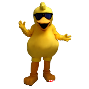 Mascot pato, pintainho amarelo grande - MASFR20369 - patos mascote