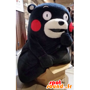 Mascot van zwarte en witte beer - MASFR20388 - Bear Mascot