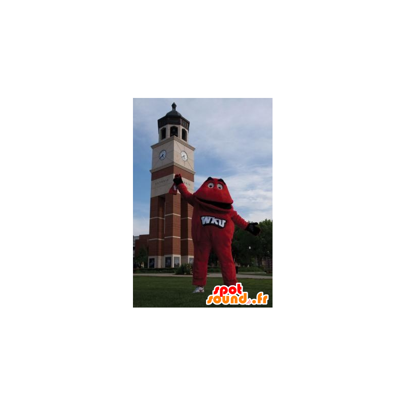 Mascot homem vermelho, pequeno monstro vermelho - MASFR20407 - Mascotes não classificados