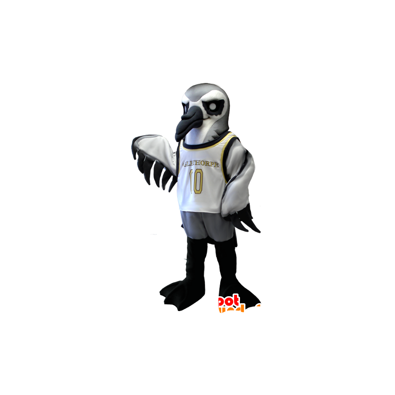 Mascotte seabird, gray, white and black - MASFR20414 - Mascot of birds