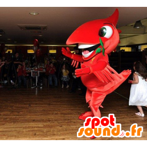 Mascot stor rød fugl - MASFR20431 - Mascot fugler