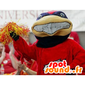 Blue and red turtle mascot - MASFR20461 - Mascots turtle