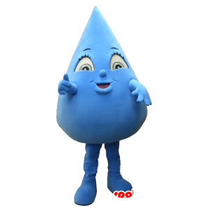 Mascot Tropfen Wasser, blau, Riesen - MASFR20471 - Maskottchen nicht klassifizierte