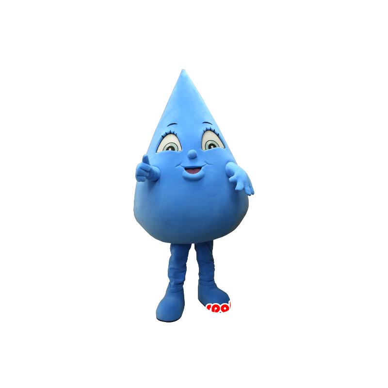 Mascot kapka, modrý, obří - MASFR20471 - Neutajované Maskoti Mascot kapka, modrý, obří - MASFR20471 - Neutajované Maskoti