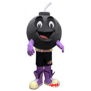 Cannonball mascot, smiling - MASFR20481 - Mascots of objects