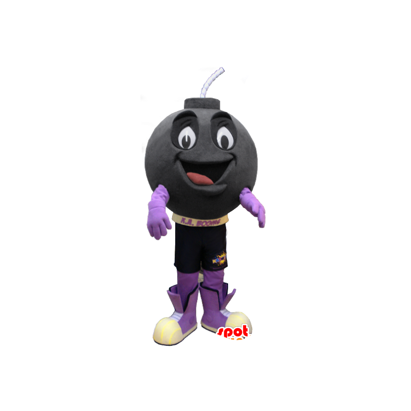 Cannonball mascot, smiling - MASFR20481 - Mascots of objects