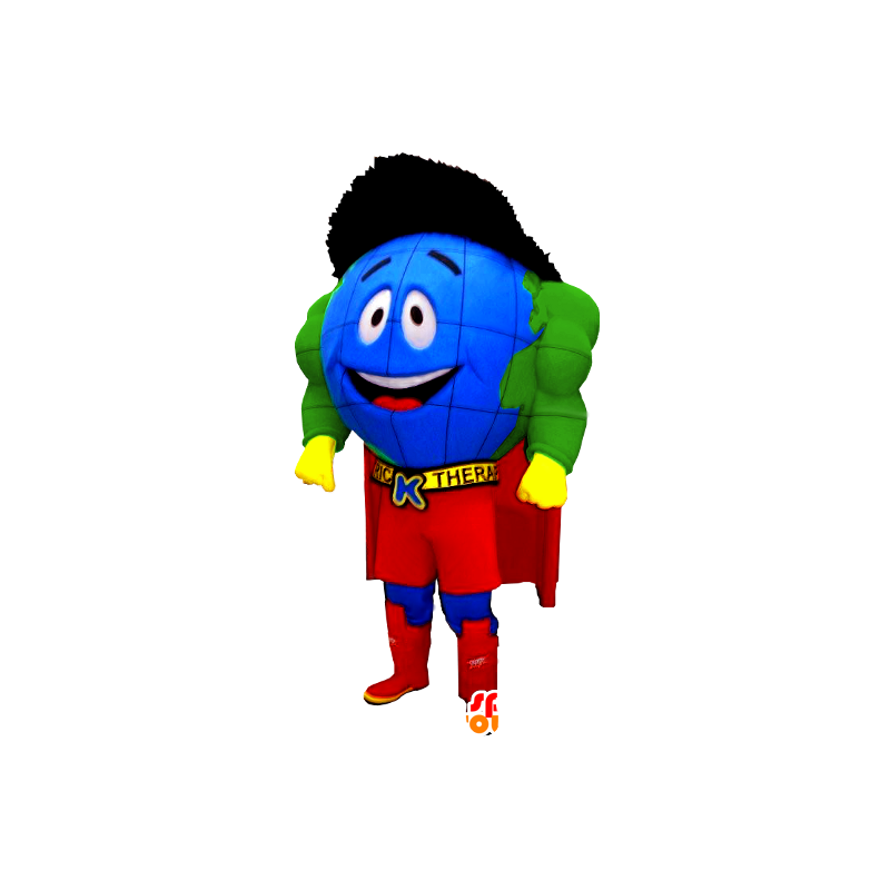 Mappa del mondo Superhero mascotte - MASFR20483 - Mascotte del supereroe