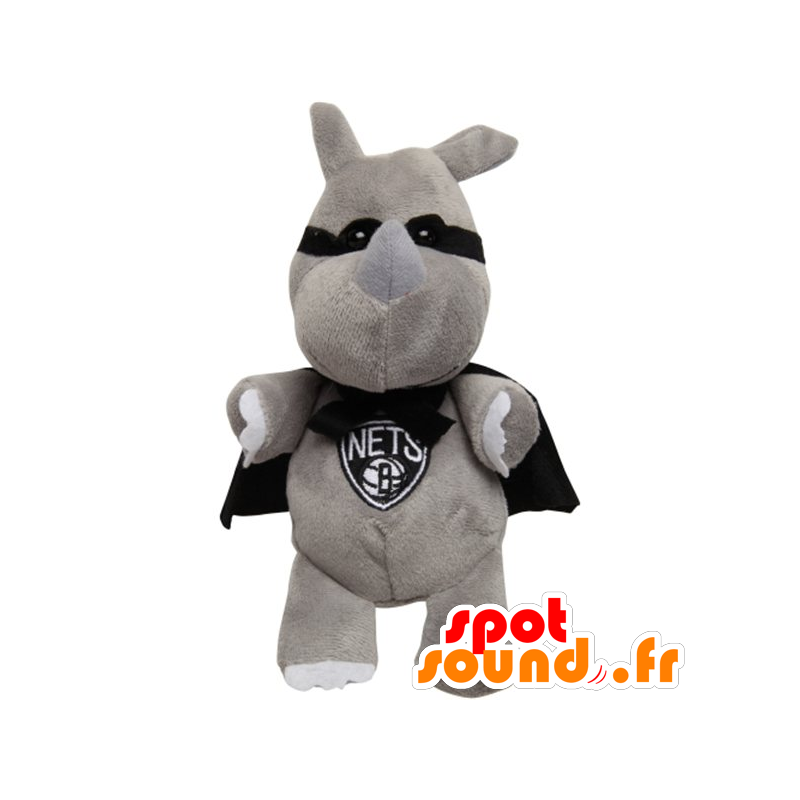Mascote coelho mascarado com uma capa - MASFR20491 - coelhos mascote