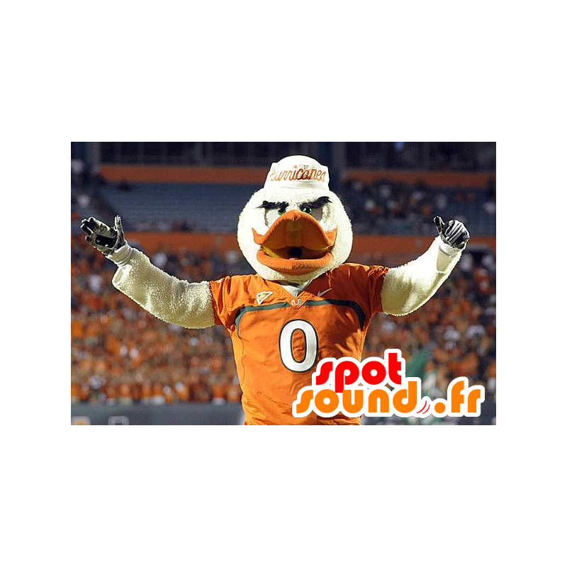 Mascotte de canard blanc et orange - MASFR20502 - Mascotte de canards Mascotte de canard blanc et orange - MASFR20502 - Mascotte de canards