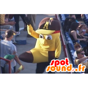 Giant banaan gevormde mascotte - MASFR20512 - fruit Mascot