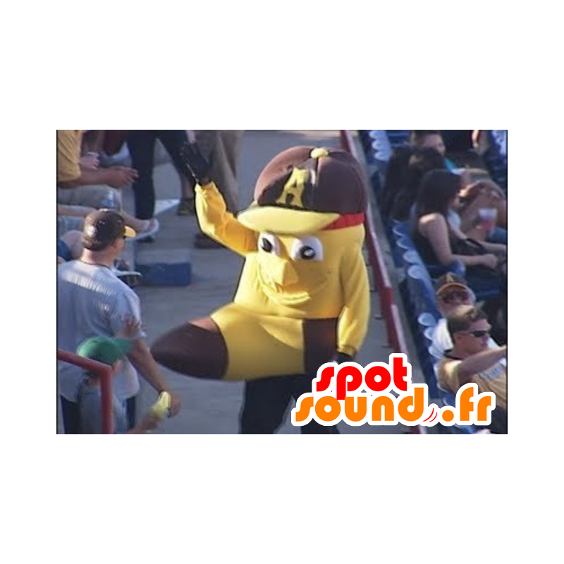 Kæmpe bananformet maskot - Spotsound maskot kostume