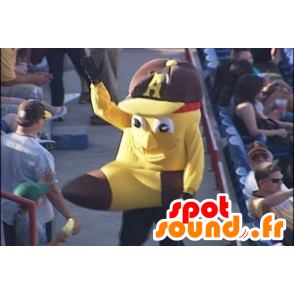 Giant banaan gevormde mascotte - MASFR20512 - fruit Mascot