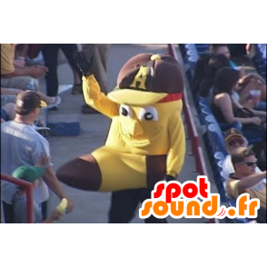 Giant banana shaped mascot - MASFR20512 - Fruit mascot