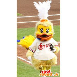 Yellow duck mascot, Chick - MASFR20540 - Ducks mascot