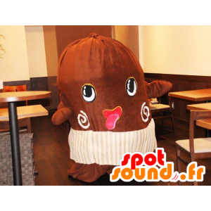 Mascote feijão gigante de cacau - MASFR20541 - Rápido Mascotes Food