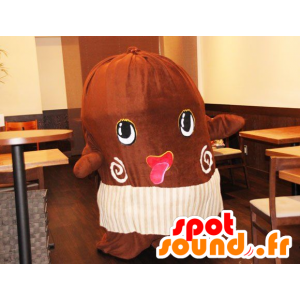 Mascotte de fève de cacao géante - MASFR20541 - Mascottes Fast-Food