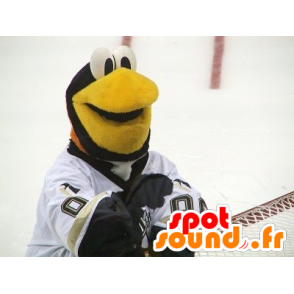 Mascot av svart og hvit fugl, pingvin - MASFR20563 - Mascot fugler