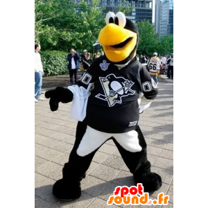 Mascot black and white bird, penguin - MASFR20563 - Mascot of birds