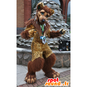 Mascot pretty yenne, the spotted fur - MASFR20570 - Animals of the forest
