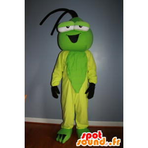 Groen en geel insect mascotte - MASFR20603 - mascottes Insect