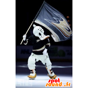 Pato gigante traje de la mascota de Hockey - MASFR20613 - Mascota de los patos