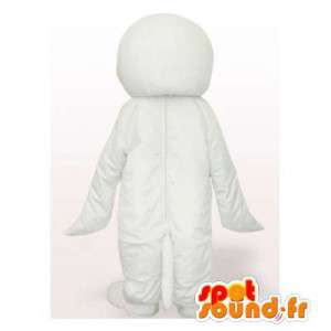 Mascote selo branco. terno selo - MASFR006421 - mascotes Seal