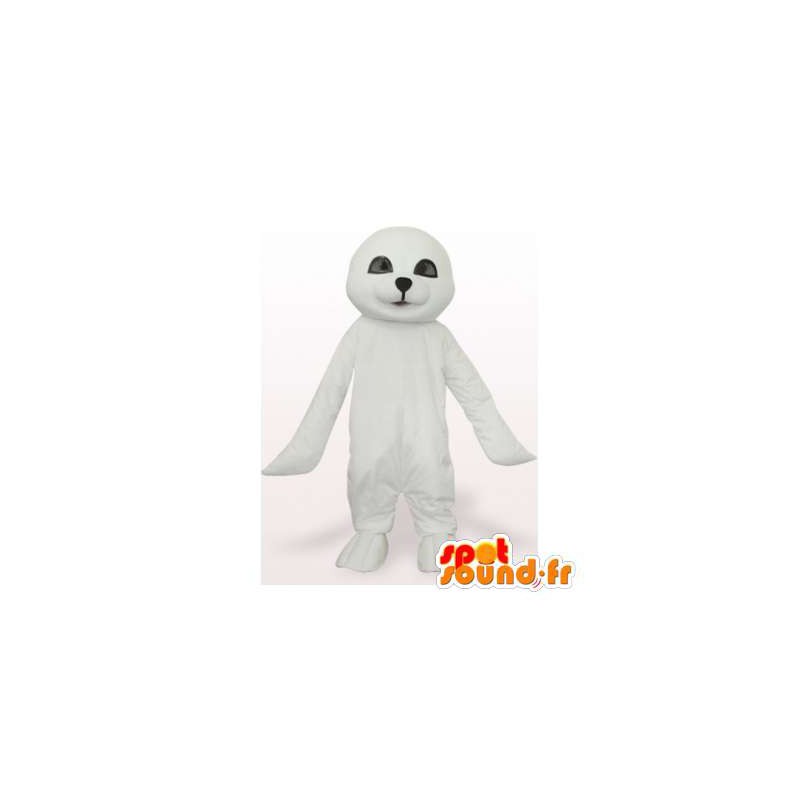 Hvit tetning maskot. Seal Suit - MASFR006421 - Maskoter Seal