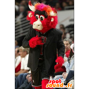Rød bøffel maskot, bull - MASFR20640 - Mascot Bull