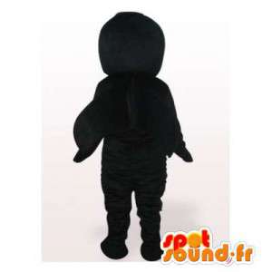 Shark mascotte in bianco e nero. Shark Costume - MASFR006422 - Squalo mascotte