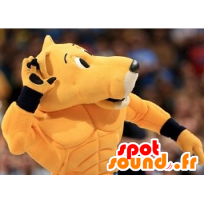 Tiger maskot, oransje katt, i sportsklær - MASFR20656 - Tiger Maskoter