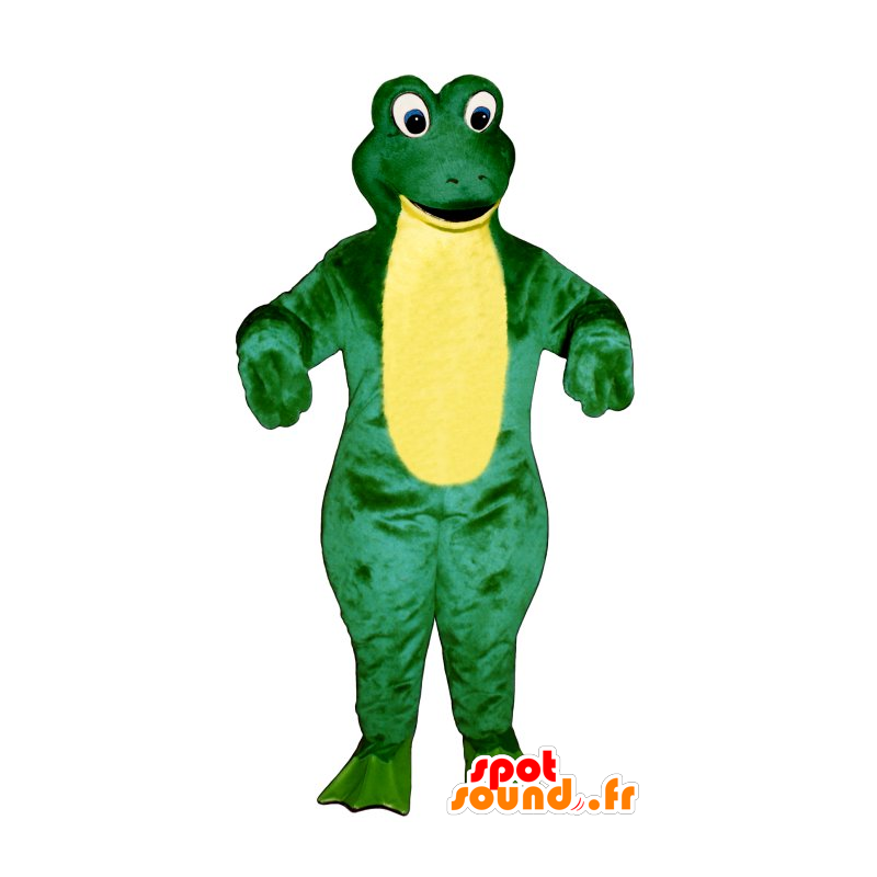 Mascot coniventes verde e amarelo - MASFR20664 - sapo Mascot