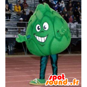 Kale mascot, giant artichoke - MASFR20682 - Mascot of vegetables