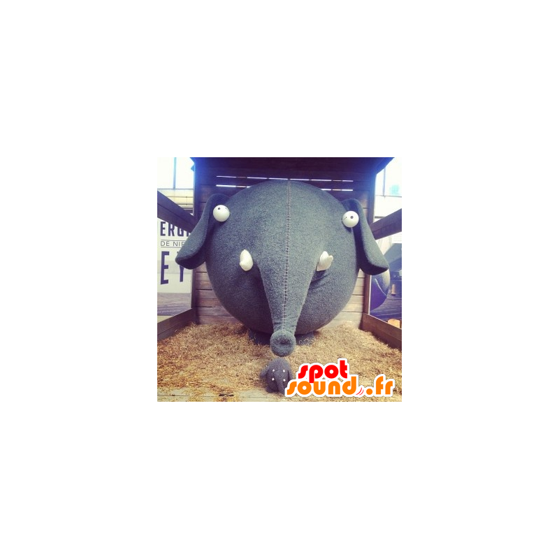 Slon maskot s velkou hlavou - MASFR20692 - slon Maskot Slon maskot s velkou hlavou - MASFR20692 - slon Maskot