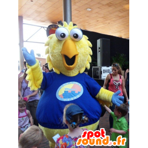 Mascot pássaro, pintainho amarelo, gigante - MASFR20703 - aves mascote