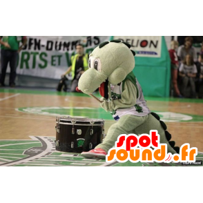 Vihreä dinosaurus maskotti, erittäin söpö - MASFR20717 - Dinosaur Mascot