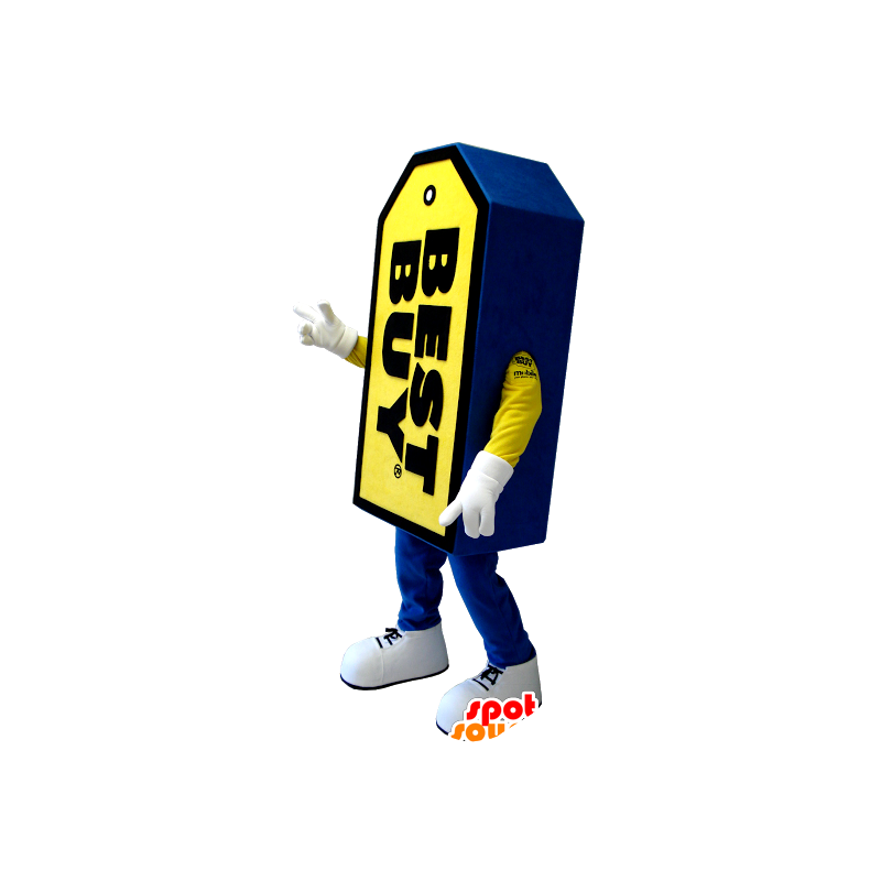 Purchase Mascotte giant label Best Buy blue and yellow in Mascots of