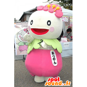Mascot nepe, reddik, japanske tegn - MASFR20725 - vegetabilsk Mascot