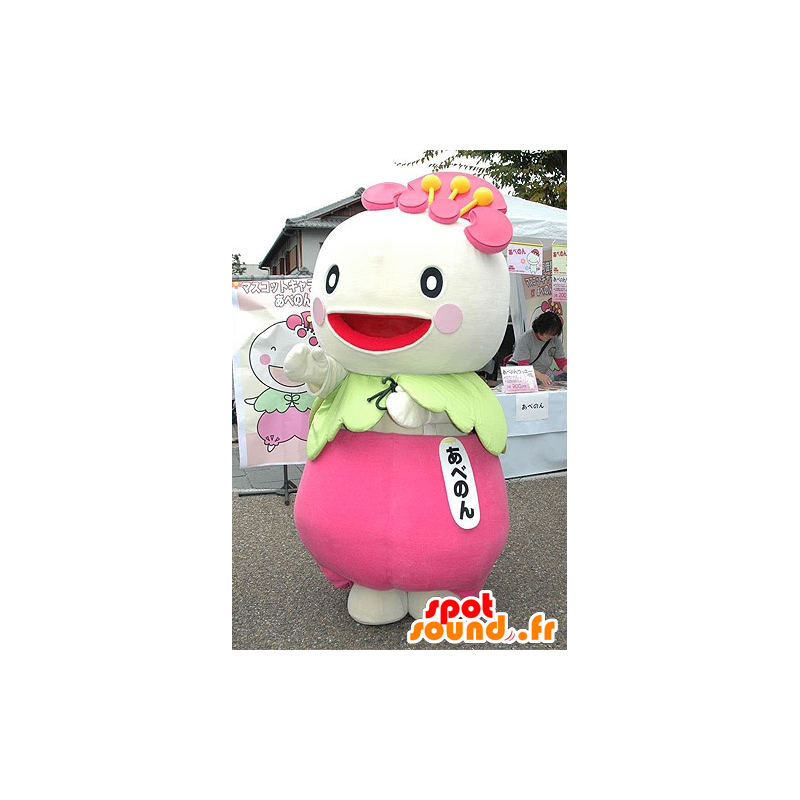 Mascot raap, radijs, Japans karakter - MASFR20725 - Vegetable Mascot