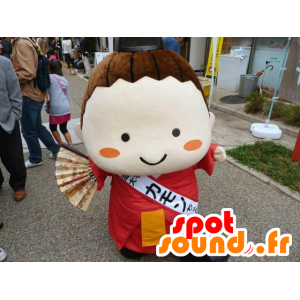 Japansk flickamaskot, asiatisk kvinna - Spotsound maskot