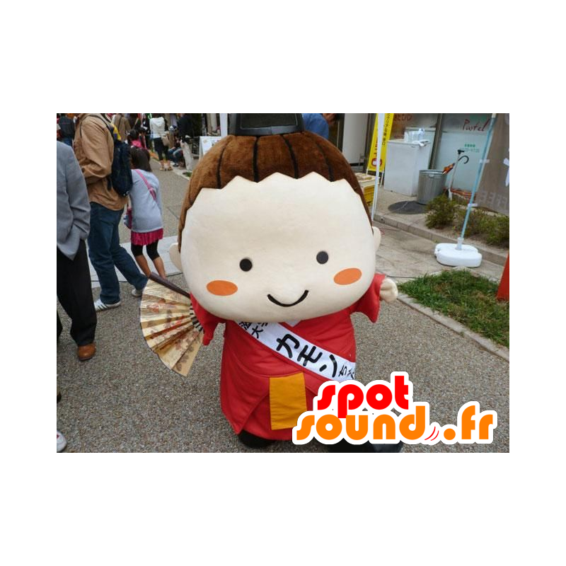 Japansk flickamaskot, asiatisk kvinna - Spotsound maskot