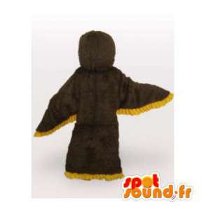 Mascot bruin en geel adelaar. Bird Costume - MASFR006427 - Mascot vogels