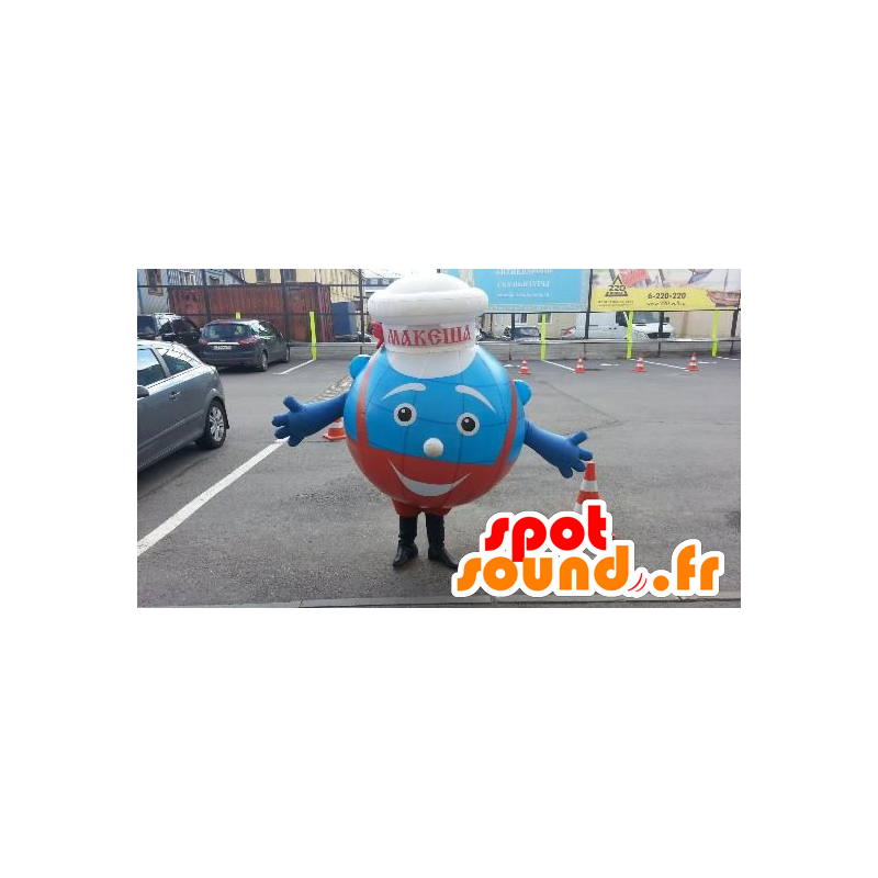 Mascot blue man, chef-kok - MASFR20748 - Niet-ingedeelde Mascottes