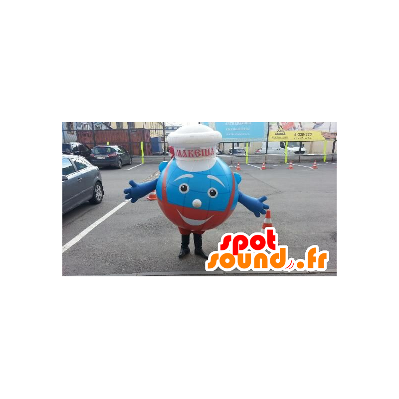 Mascot homem azul, cozinheiro - MASFR20748 - Mascotes não classificados