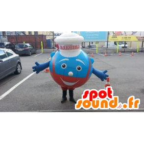 Blu pupazzo mascotte, lo chef - MASFR20748 - Mascotte non classificati