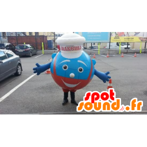 Mascot blue man, chef-kok - MASFR20748 - Niet-ingedeelde Mascottes